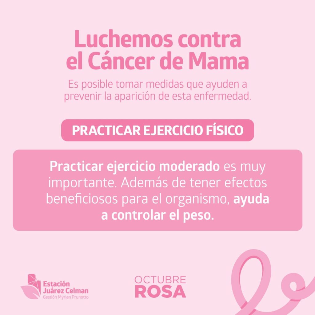 Octubre Rosa, mes de concientización sobre el cáncer de mama ...